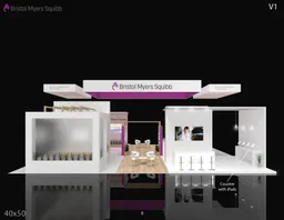 40x50 Île booth design by Pro-X Exhibits